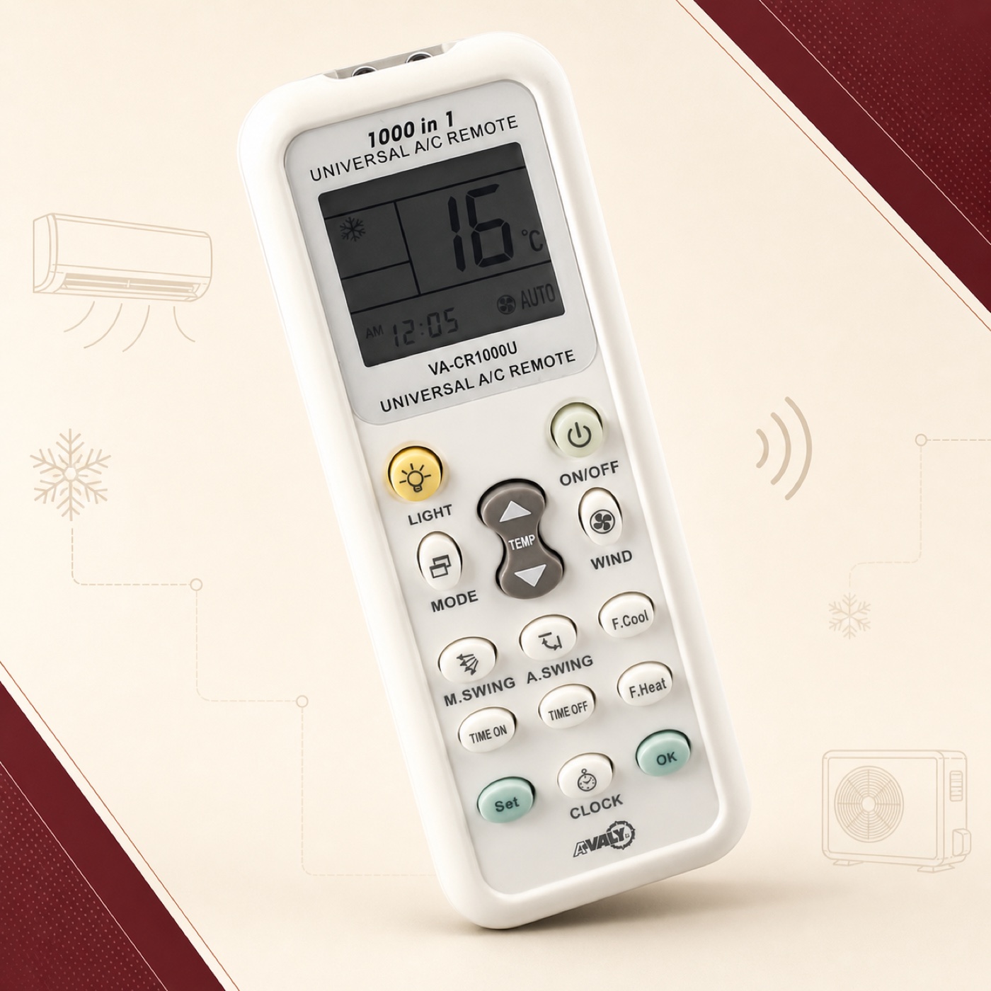Control remoto universal Avaly VA-CR1000U