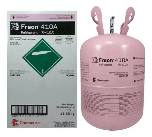 Gas refrigerante Chemours Freon R-410A de 11.35 kg